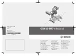 Предварительный просмотр 1 страницы Bosch GCM 10 MX Original Instructions Manual