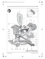 Предварительный просмотр 3 страницы Bosch GCM 10 PROFESSIONAL Original Instructions Manual