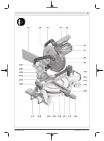 Предварительный просмотр 3 страницы Bosch GCM 216 Original Instructions Manual