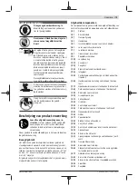 Предварительный просмотр 75 страницы Bosch GCM 216 Original Instructions Manual