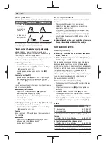 Предварительный просмотр 258 страницы Bosch GCM 216 Original Instructions Manual