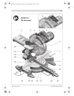 Предварительный просмотр 3 страницы Bosch GCM 8 SJ Professional Original Instructions Manual