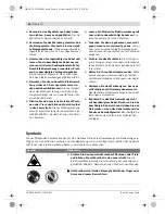 Предварительный просмотр 16 страницы Bosch GCM 8 SJ Professional Original Instructions Manual