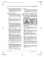 Предварительный просмотр 33 страницы Bosch GCM 8 SJ Professional Original Instructions Manual