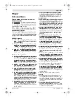 Предварительный просмотр 187 страницы Bosch GCM 8 SJL Original Instructions Manual