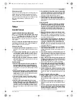 Предварительный просмотр 117 страницы Bosch GCM Professional 80 SJ Original Instructions Manual