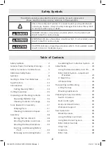 Предварительный просмотр 2 страницы Bosch GCM18V-10SD Operating/Safety Instructions Manual