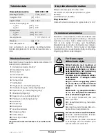 Предварительный просмотр 39 страницы Bosch GDB 2200 WE Operating Instructions Manual