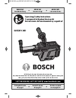 Bosch GDE18V-26D Operating/Safety Instructions Manual preview