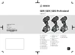 Bosch GDR 18V-200 C Professional Original Instructions Manual preview