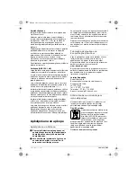 Предварительный просмотр 181 страницы Bosch GEX 125-1 AE Professional Operating Instructions Manual