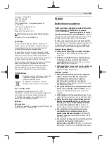 Предварительный просмотр 149 страницы Bosch GEX 12V-125 Original Instructions Manual