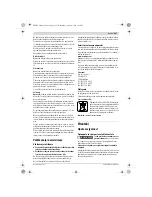 Предварительный просмотр 147 страницы Bosch GEX 150 TURBO Original Instructions Manual