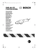 Bosch GHG 600 CE PROFESSIONAL Operating Instructions Manual предпросмотр