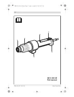 Preview for 3 page of Bosch GHG 600 CE Original Instructions Manual