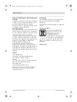 Предварительный просмотр 152 страницы Bosch GHG 660 LCD Professional Original Instructions Manual