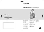 Bosch GKF 12V-8 Professional Original Instructions Manual предпросмотр