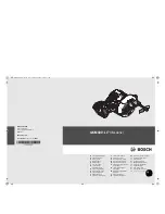 Bosch GKM 18 V-LI Professional Original Instructions Manual предпросмотр