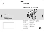 Bosch GKP 200 CE PROFESSIONAL Original Instructions Manual preview