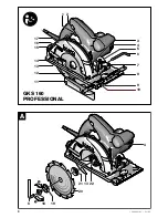 Предварительный просмотр 3 страницы Bosch GKS 160 Operating Instructions Manual