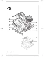 Предварительный просмотр 2 страницы Bosch GKS 165 Professional Original Instructions Manual