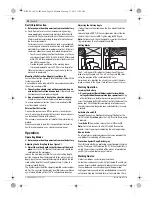 Предварительный просмотр 10 страницы Bosch GKS 18 V-LI Original Instructions Manual