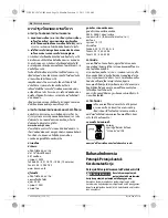 Предварительный просмотр 38 страницы Bosch GKS 18 V-LI Original Instructions Manual