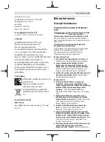 Preview for 49 page of Bosch GKS 185-LI Professional Original Instructions Manual