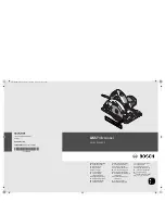 Bosch GKS 65 G Professional Original Instructions Manual предпросмотр