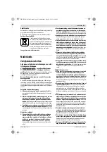 Предварительный просмотр 51 страницы Bosch GKS Professiona 85 Original Instructions Manual