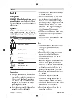 Preview for 8 page of Bosch GlassVAC Original Instructions Manual