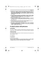 Предварительный просмотр 7 страницы Bosch GLI PocketLED Original Instructions Manual