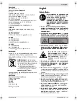 Preview for 11 page of Bosch GLL 2-15 Original Instructions Manual