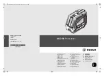 Bosch GLL 2-50 Instructions Manual preview