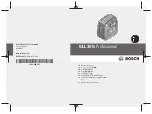 Bosch GLL 30 G Original Instructions Manual предпросмотр