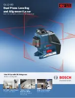 Bosch GLL2-80 Brochure & Specs preview