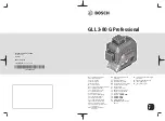 Bosch GLL3-80 Original Instructions Manual preview