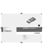 Bosch GLM 150 C Original Instructions Manual предпросмотр