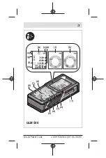 Preview for 3 page of Bosch GLM 500 Professional Manual