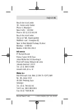 Preview for 41 page of Bosch GLM 500 Professional Manual