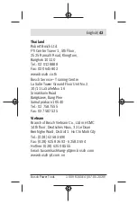 Preview for 43 page of Bosch GLM 500 Professional Manual