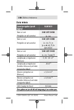 Preview for 168 page of Bosch GLM 500 Professional Manual