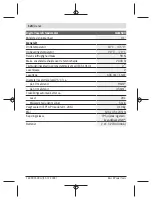 Предварительный просмотр 124 страницы Bosch GLM 500 Original Instructions Manual