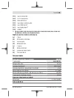 Preview for 165 page of Bosch GLM 500 Original Instructions Manual