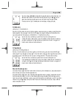 Предварительный просмотр 261 страницы Bosch GLM 500 Original Instructions Manual