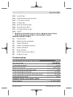 Предварительный просмотр 351 страницы Bosch GLM 500 Original Instructions Manual