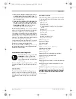 Preview for 9 page of Bosch GMR 1 Professional Original Instructions Manual