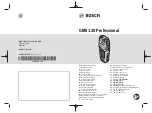 Предварительный просмотр 1 страницы Bosch GMS 120 Professional Original Instructions Manual