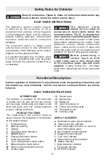 Предварительный просмотр 5 страницы Bosch GMS 120 Operating/Safety Instructions Manual