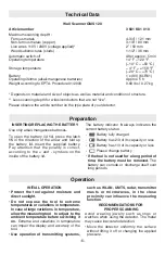 Предварительный просмотр 6 страницы Bosch GMS 120 Operating/Safety Instructions Manual